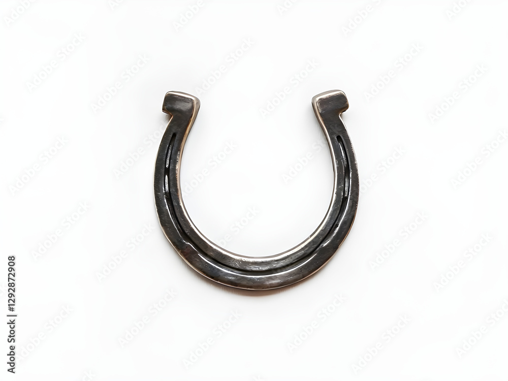 Horseshoe on White Background Isolated Horseshoe on White Background Isolated