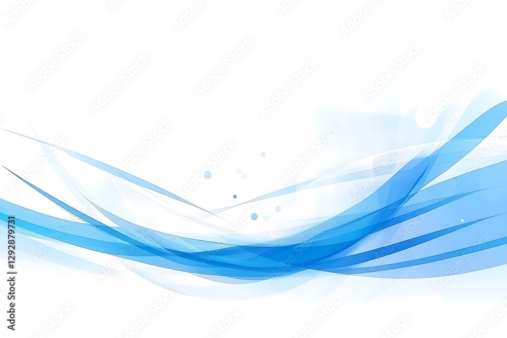 Blue wave abstract digital art background Blue wave abstract digital art background