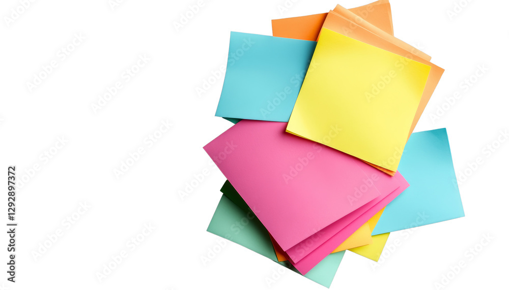 bundle of pieces of blank sticky note paper isolated on transparent background bundle of pieces of blank sticky note paper isolated on transparent background