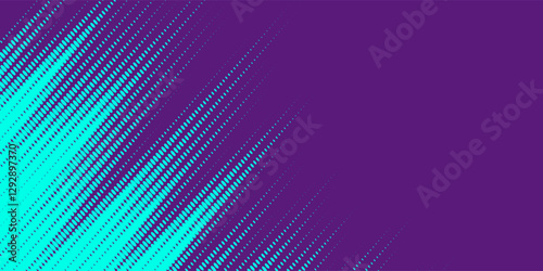 Abstract Sports Background with Blue and Purple Brush Texture and Halftone Effect. Grunge Background