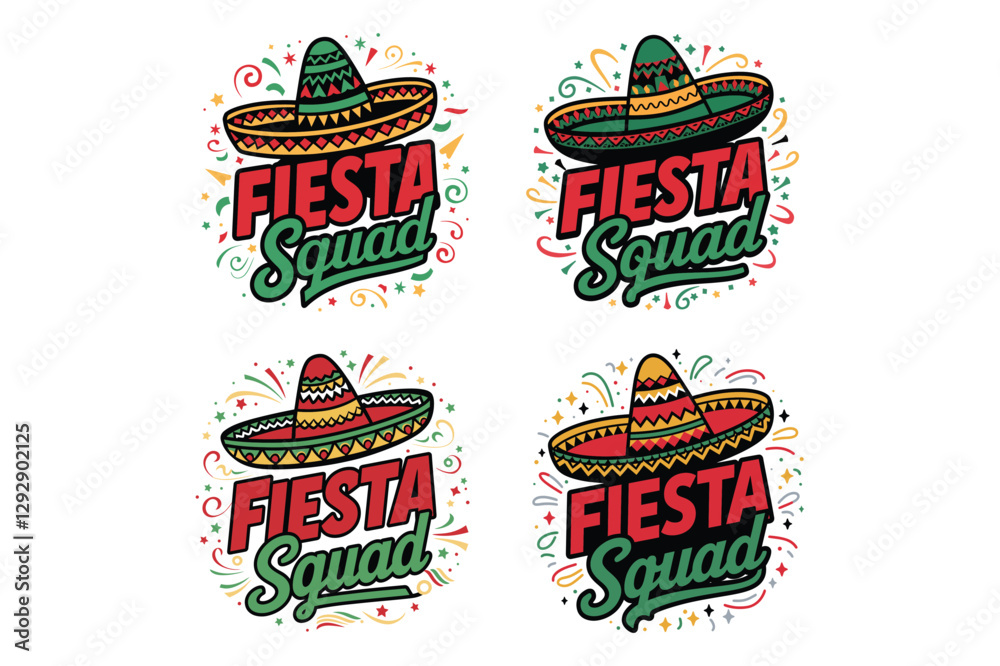 Obraz premium Fiesta Ready: Bold, Bright, and Fun T-shirt 