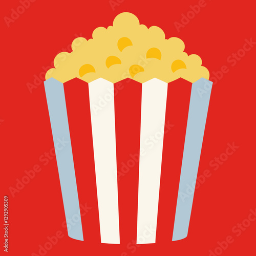 popcorn in a red box