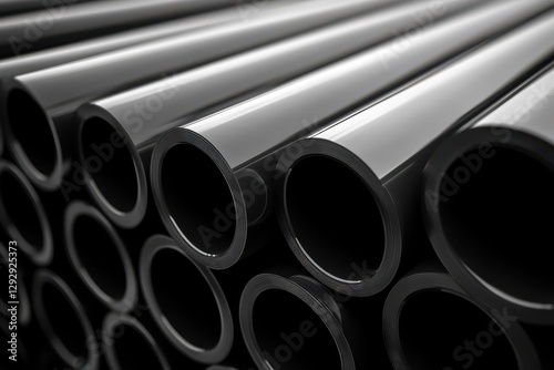 Square steel pipes and related construction products like black steel pipes including images and examples photo