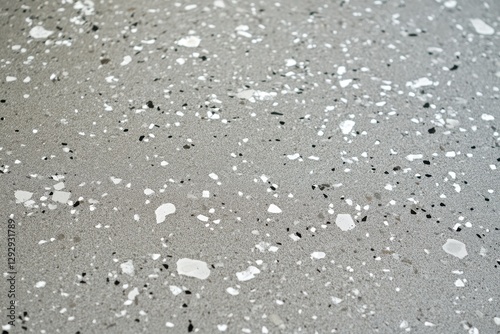 Textured grey epoxy floor surface