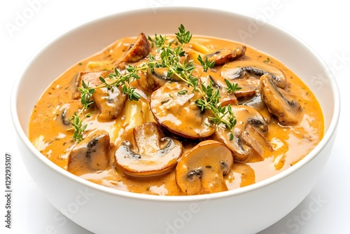 AI Generated Photorealistic Plates of Pasta with Rich Sauces and Fresh Ingredients in Clean Background