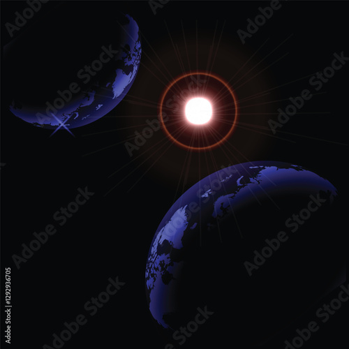 Universe space background