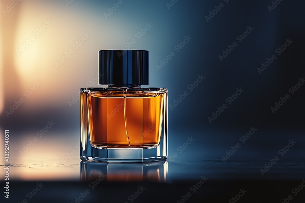 Sophisticated Amber Perfume Bottle Sophisticated Amber Perfume Bottle
