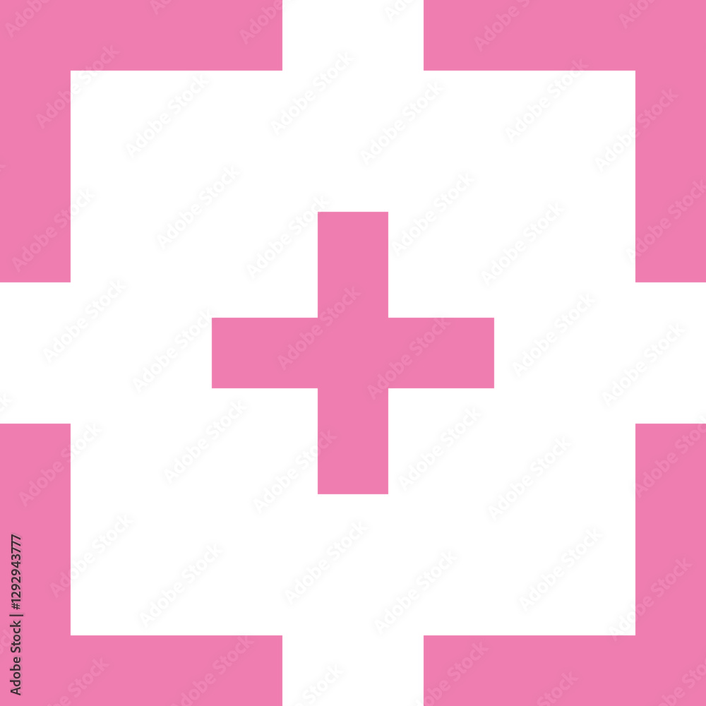 Obraz premium Expandable plus sign UI logo