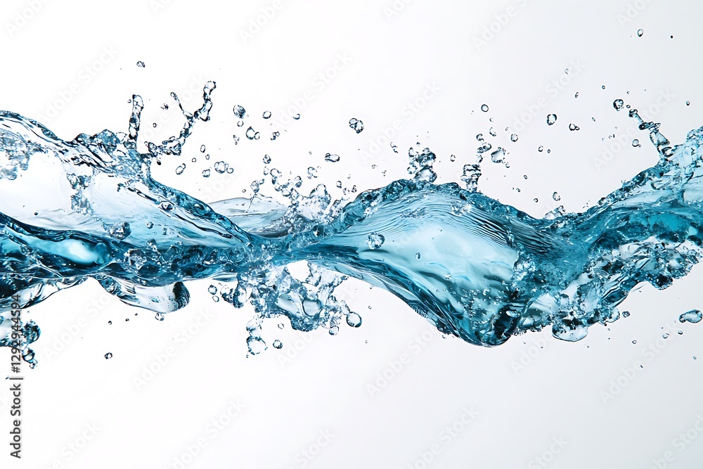 water splash isolated on white background. close up water splash isolated on white background water splash isolated on white background. close up water splash isolated on white background