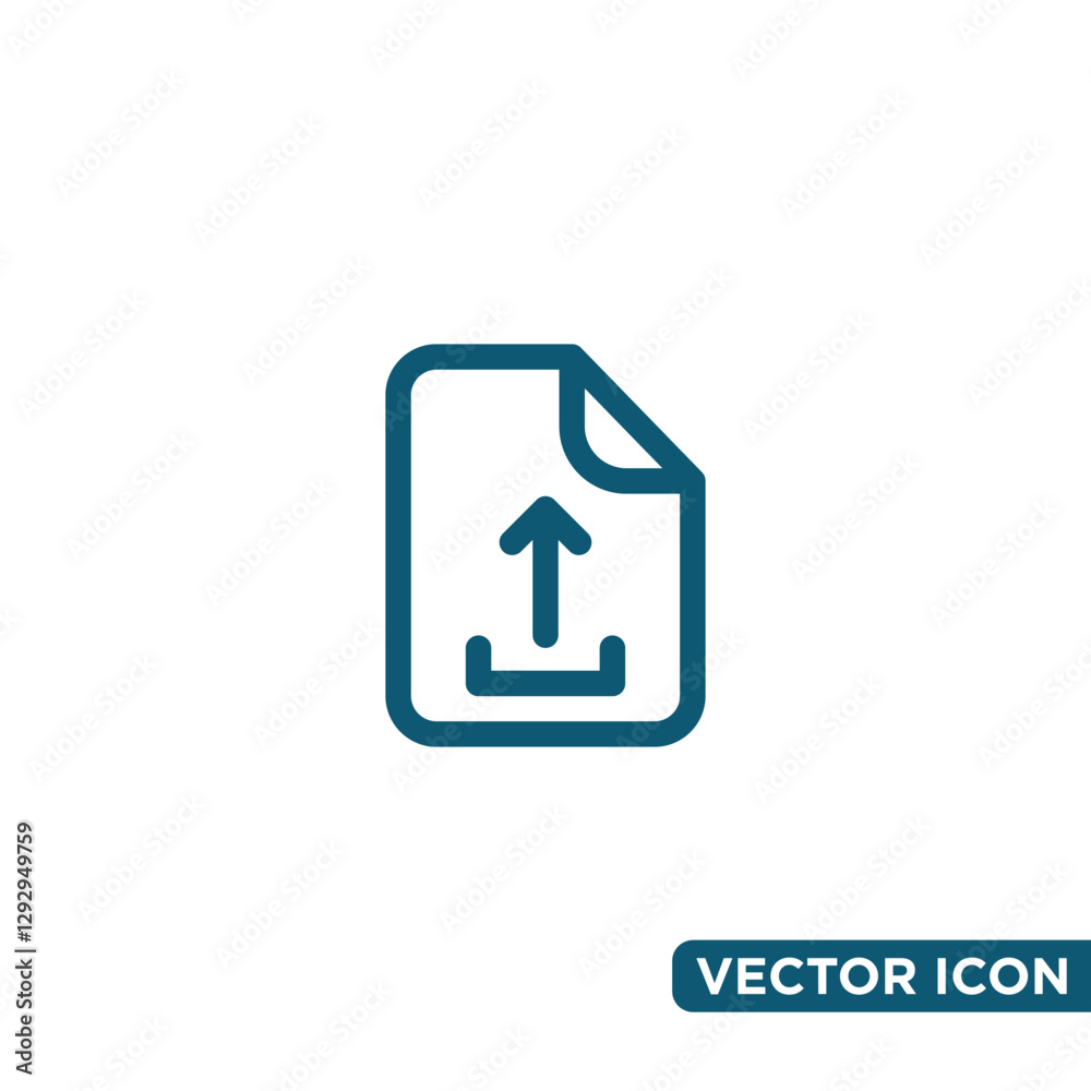 Minimalist Upload Icon Design Template Minimalist Upload Icon Design Template