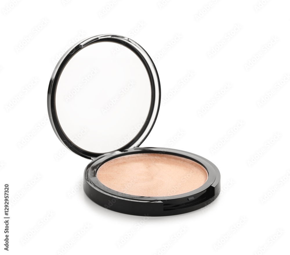 Modern compact highlighter on white background Modern compact highlighter on white background