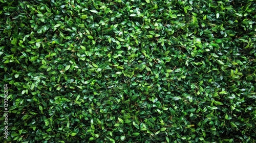 Wallpaper Mural Lush green foliage wall texture. Dense, vibrant leaves create a natural background. Ideal for design projects needing a nature backdrop. Torontodigital.ca