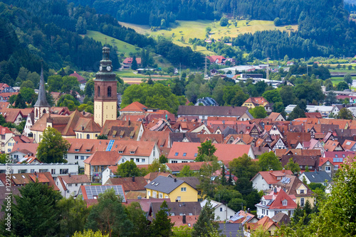 View of Haslach in Black Forest  - Germany, Baden-Wurttemberg