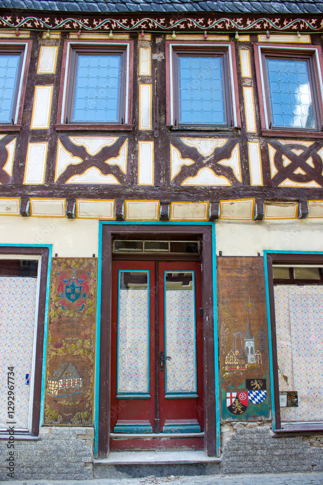 old traditional house Bacharach in Germany