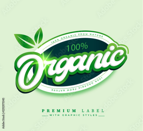 organic food label