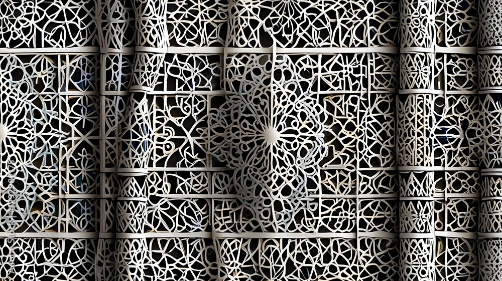 A_seamless_Islamic_pattern_isolated_on_ white background A_seamless_Islamic_pattern_isolated_on_ white background