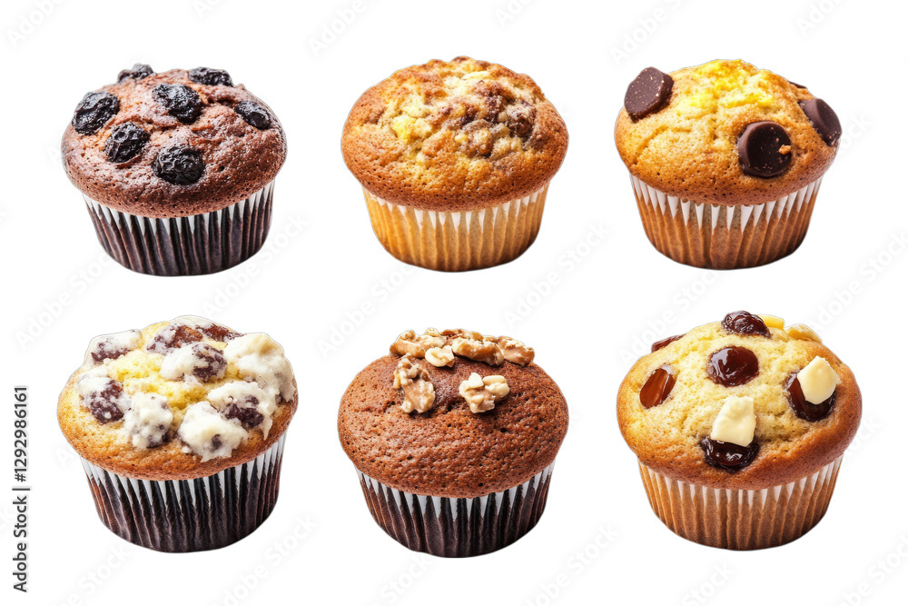 Assortment of Delicious Muffins Assortment of Delicious Muffins