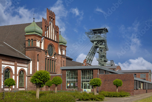 Neugotische Bergwerksarchitektur