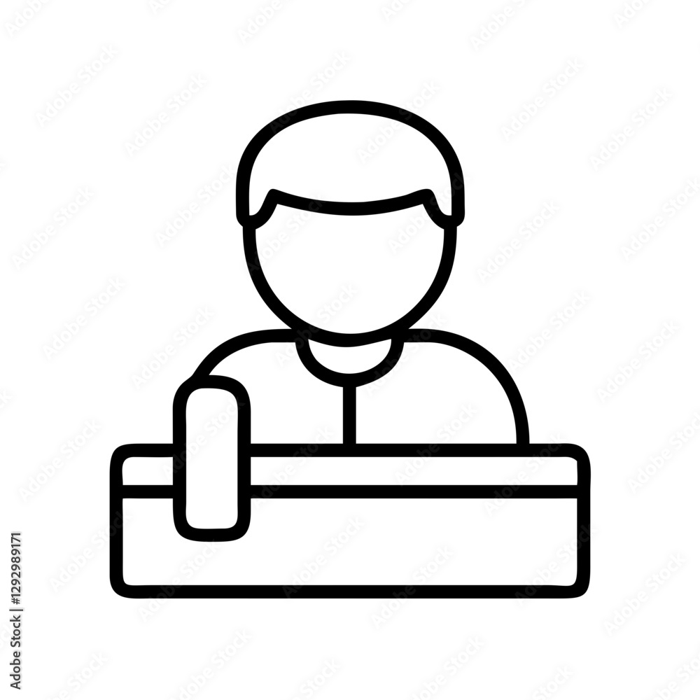 defendant icon, defendant line art - simple line art of defendant, perfect for defendant logos and icons defendant icon, defendant line art - simple line art of defendant, perfect for defendant logos and icons