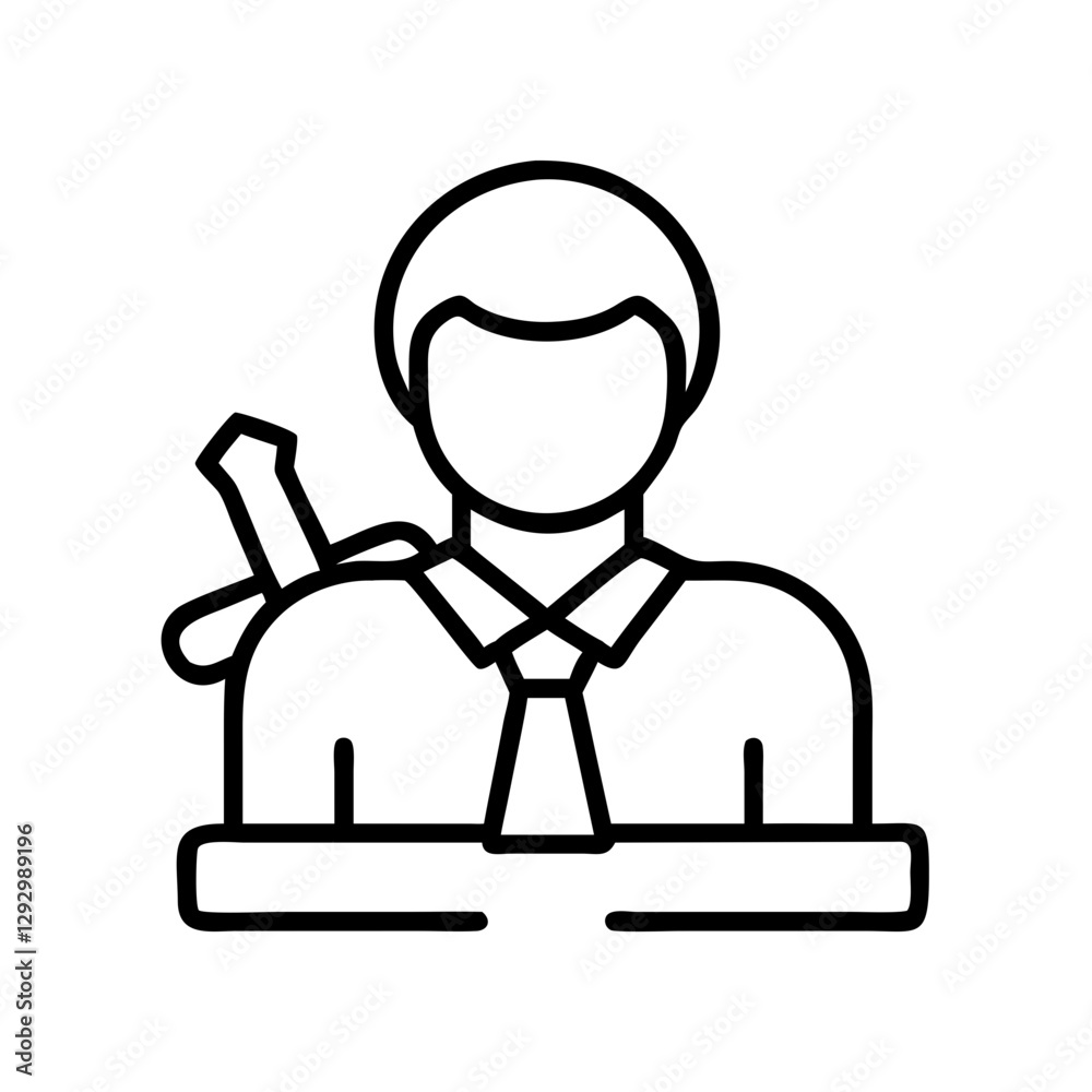 defendant icon, defendant line art - simple line art of defendant, perfect for defendant logos and icons defendant icon, defendant line art - simple line art of defendant, perfect for defendant logos and icons