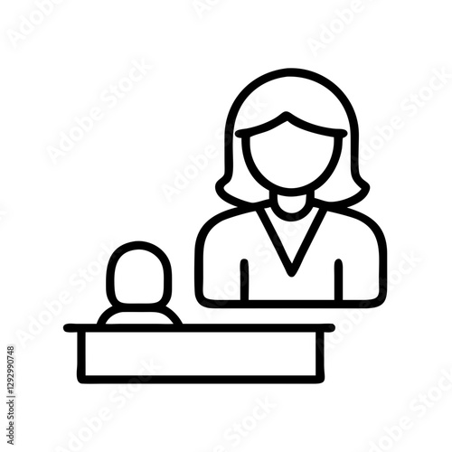 plaintiff icon, plaintiff line art - simple line art of plaintiff, perfect for plaintiff logos and icons