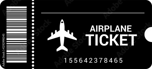 Bus travel ticket, autobus public transport pass icon set. Paper passenger seat card for trip. Journey coupon urban transportation. Transportation Ticket Icons Collection, Travel Ticket Vector Set