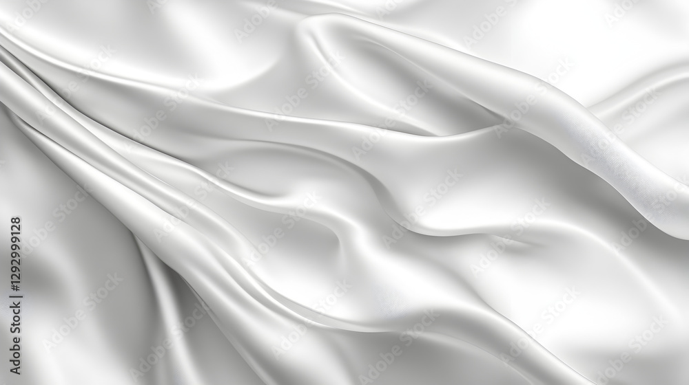 Fototapeta premium texture background with a satin-like finish, light-reflecting subtle gradients in white and gray 