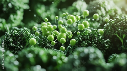 Molecular Representation of Indole and Carbinol Compounds in Broccoli