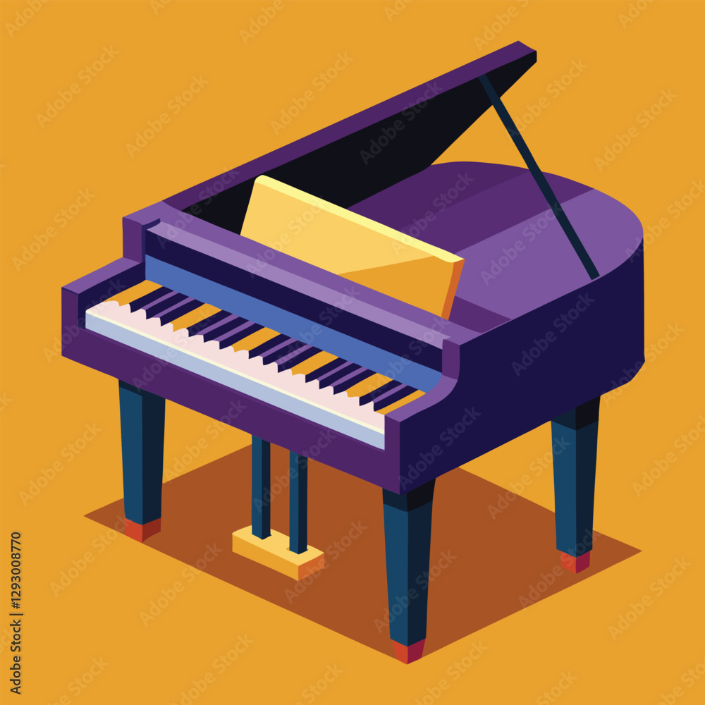 Piano keyboard seamless. Top view. Realistic detailed shaded piano keys. Simple beautiful design. Musical background. Music instrument. Flat style vector illustration. Piano keyboard seamless. Top view. Realistic detailed shaded piano keys. Simple beautiful design. Musical background. Music instrument. Flat style vector illustration.