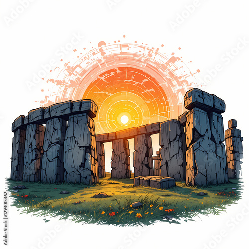Stonehenge Sunset: Stunning Image & Wallpaper 