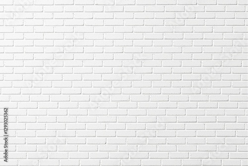 White brick wall texture on a clean background.