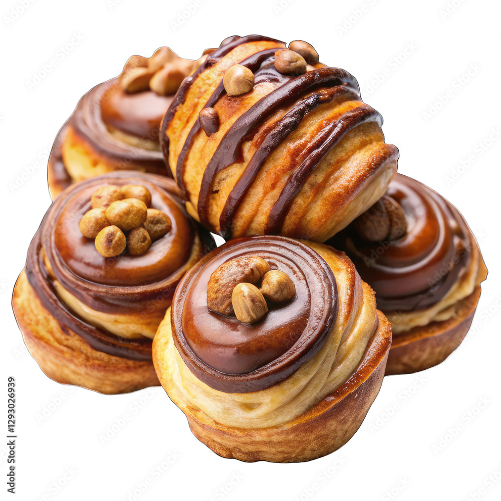 Fototapeta premium bun with poppy seeds