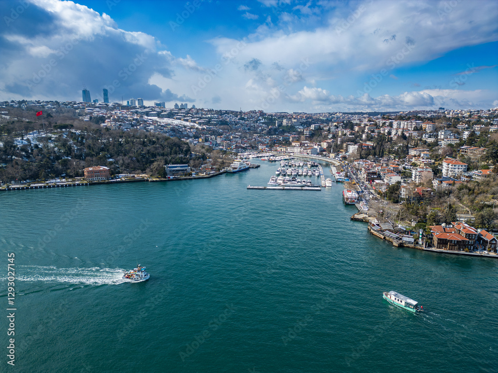 Fototapeta premium Istinye coast in Istanbul