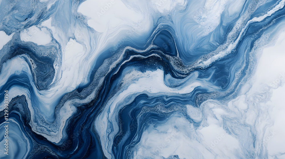 blue marble with elegant swirling patterns and fine detailing blue marble with elegant swirling patterns and fine detailing