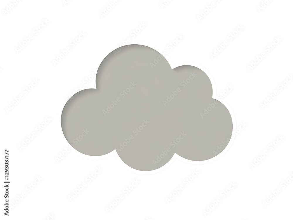 Creative speech bubble design in a cloud shape graphic art digital illustration whimsical style Creative speech bubble design in a cloud shape graphic art digital illustration whimsical style