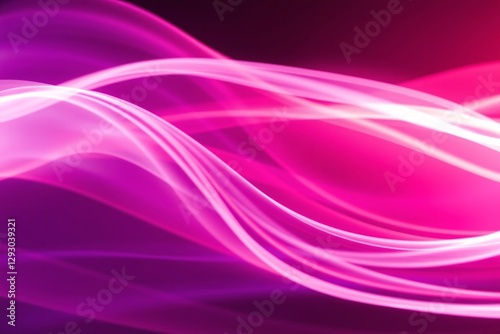 abstract light waves in vibrant pink and purple hues