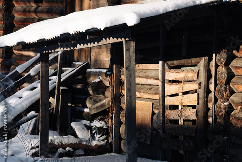 old wooden house