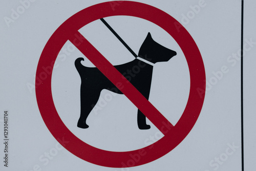 no dogs sign