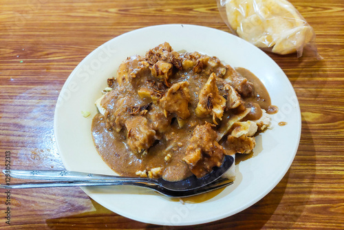 Gado-Gado on a plate to eat