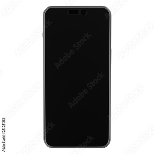 black smart phone
