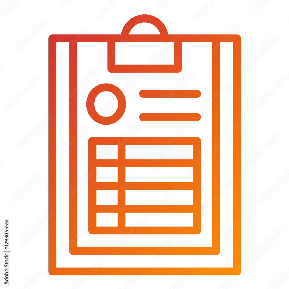Vector Design Clipboard Icon Style