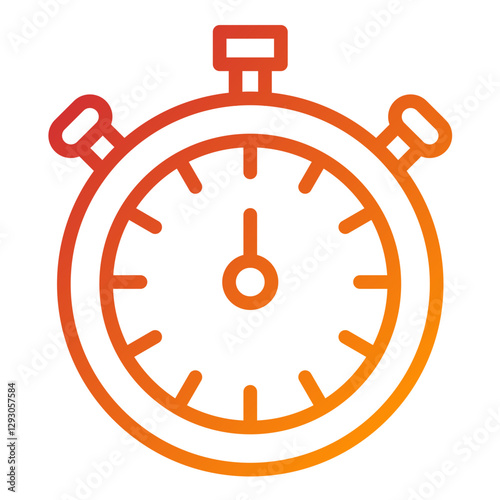 Vector Design Stopwatch Icon Style