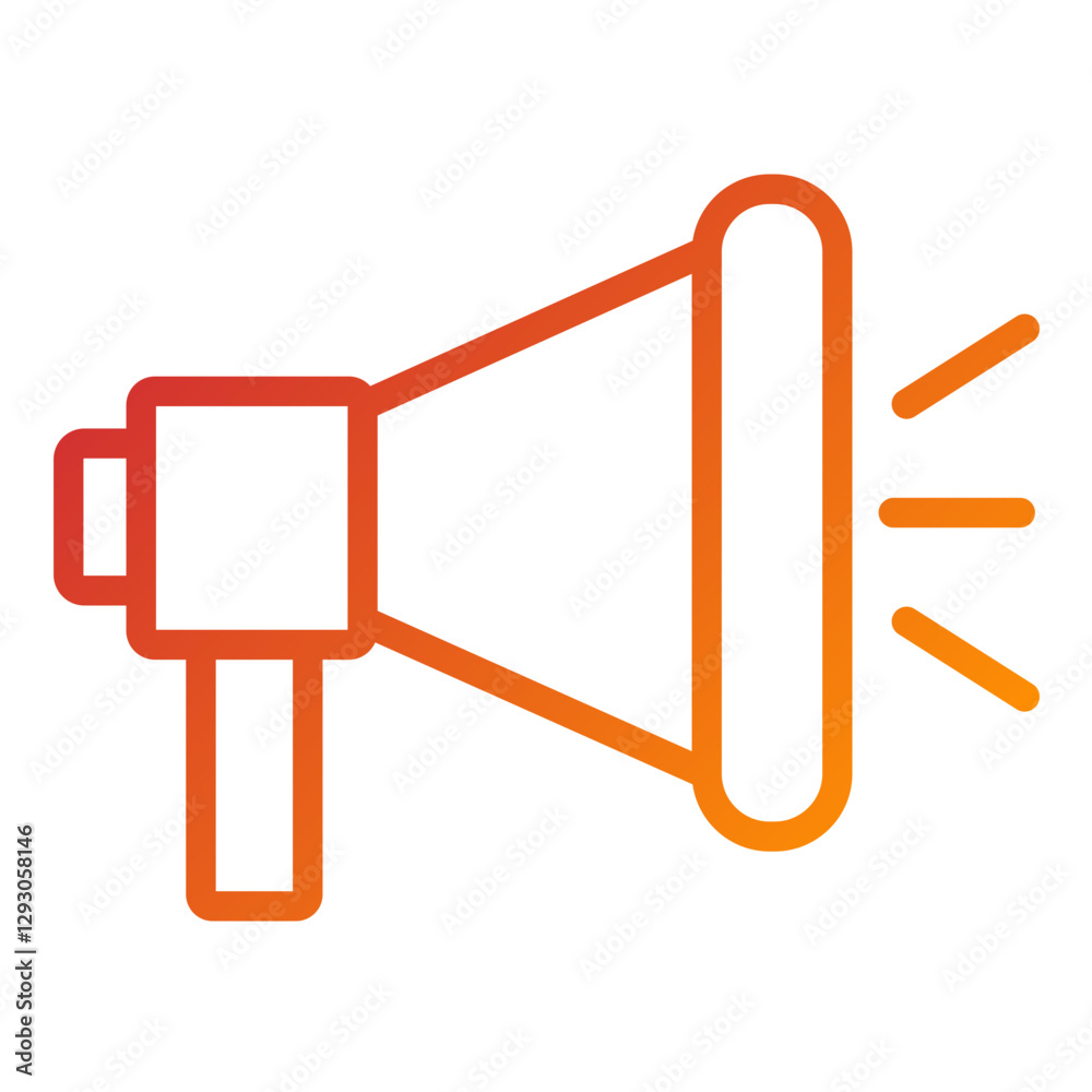 Vector Design Mega Phone Icon Style Vector Design Mega Phone Icon Style