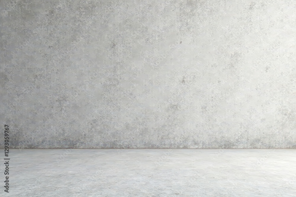 Fototapeta premium Smooth, light grey concrete; subtle texture variations , weathered, light grey