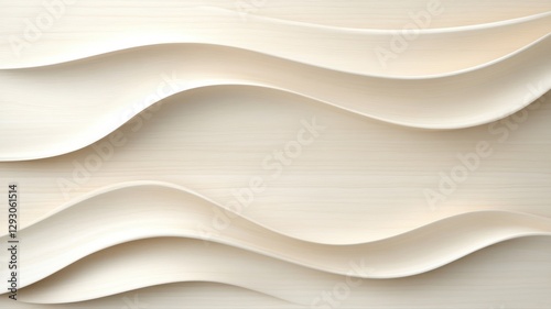 Elegant beige abstract background with smooth, flowing curves for design projects and creative inspirations.