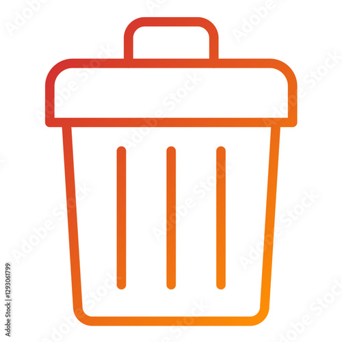Vector Design Trash Icon Style