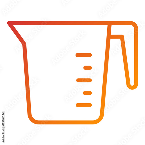 Vector Design Measuring Cup Icon Style
