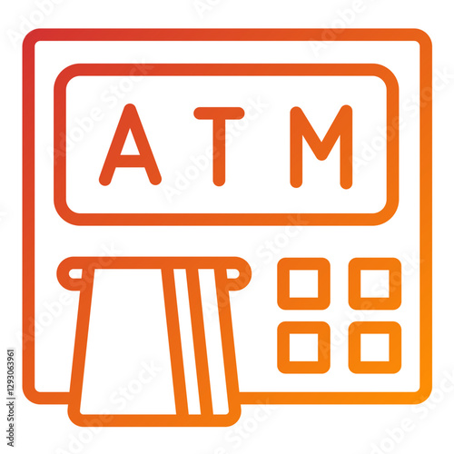 Vector Design Atm Machine Icon Style