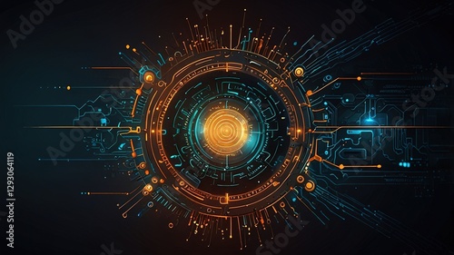 Creative inovative technology background