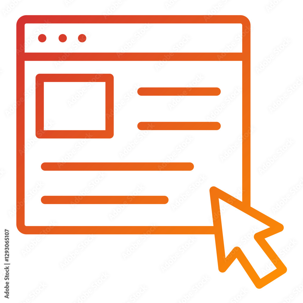 Vector Design Web Browser Icon Style Vector Design Web Browser Icon Style